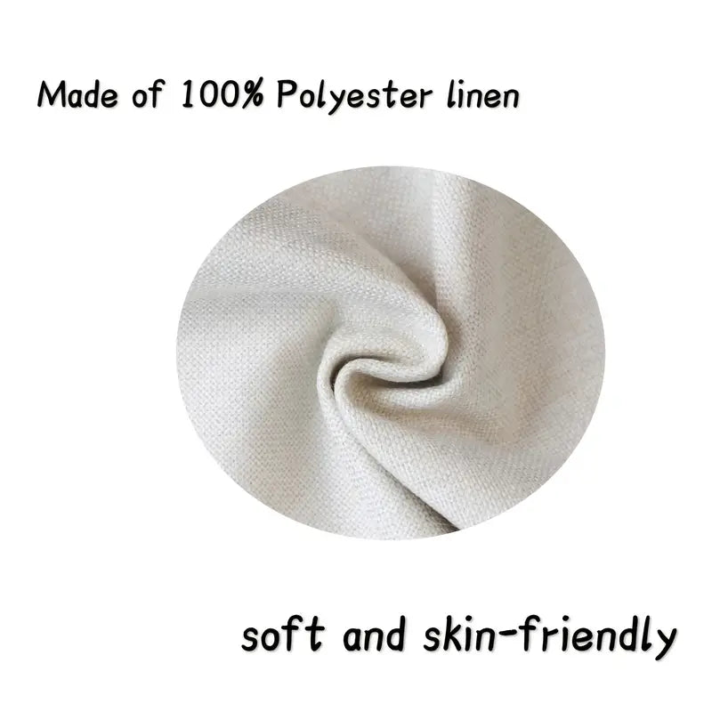 4pcs Linen Striped Boho Placemats for Dining Table Set