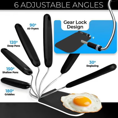 Adjustable Angle PPSU Spatula -A must have kitchen gadget!🍳