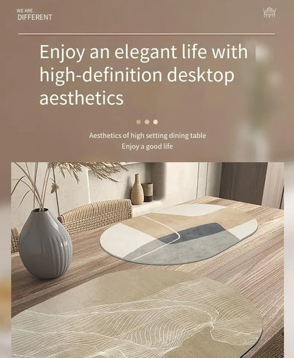 Rectangular PU Leather Dining Table Placemats